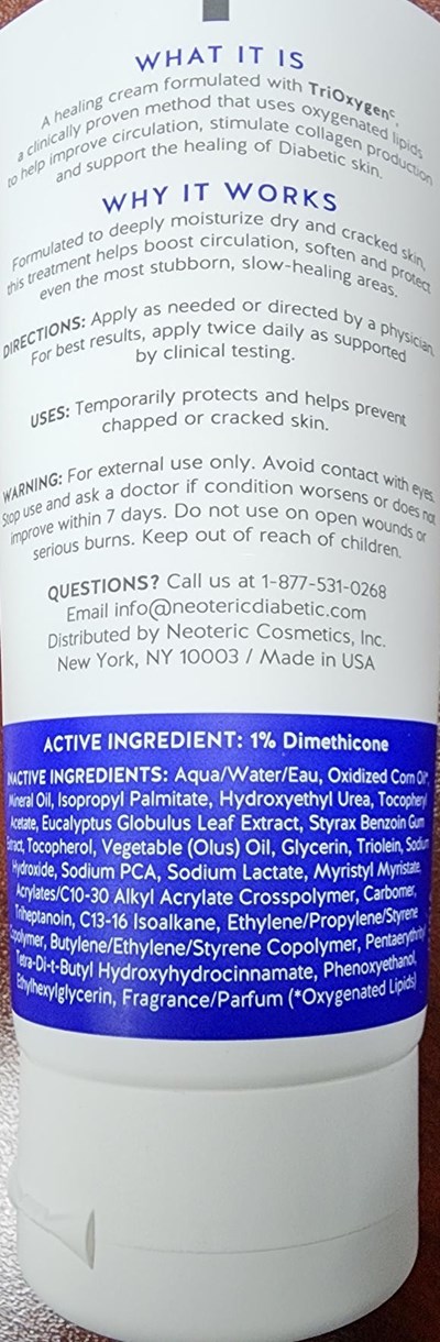 Otc Active Ingredient (Tube Artwork Back)